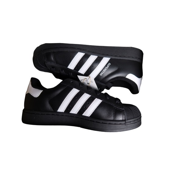 adidas Other - Adidas Superstar II J Black White Shell Toe Sneakers JH9977 Size 5.5Y NEW